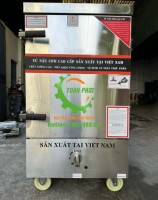 Tủ nấu cơm công nghiệp 8 khay sử dụng gas