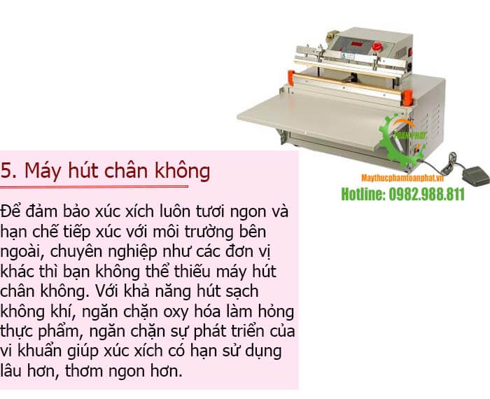 Máy hấp chân không