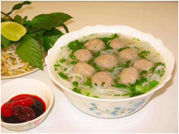 Phở bò viên - món ăn ưa thích của nhiều người