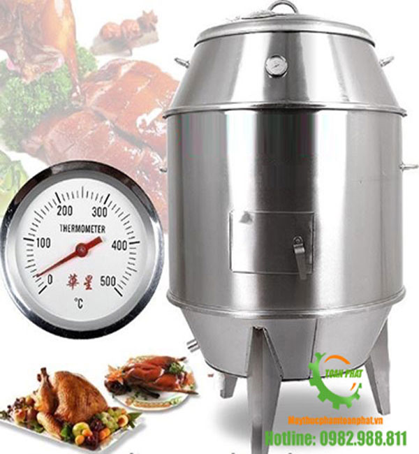 Lu quay vịt inox 